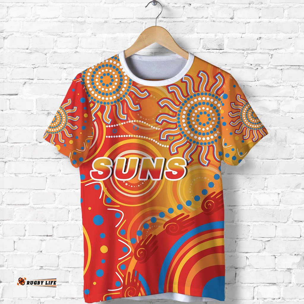 suns t shirt sun indigenous gold coast