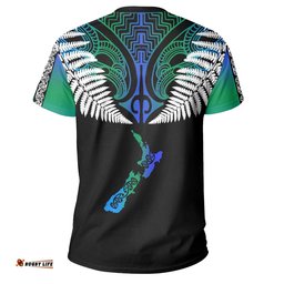 new zealand maori t shirt silver fern poutama shirtAmazing Aussie