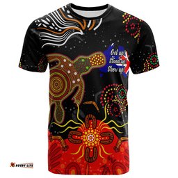 australia naidoc week 2022 t shirt custom naidoc week 2022 with australia flag and aboriginal inspired dot pattern t shirt