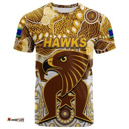 custom personalised hawks australian football torres strait islanders mix aboriginal t shirt