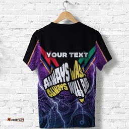 custom personalised melbourne storm naidoc week t shirt aboriginal sport style