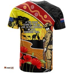 new zealand and australia anzac day t shirt aboriginal maori starring night style