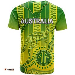 australia soccer t shirt go aussie socceroos with kangaroo