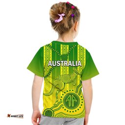 australia soccer t shirt go aussie socceroos with kangaroo
