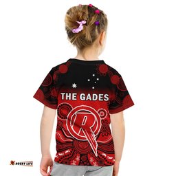 renegades cricket t shirt melbourne gradient aboriginal art