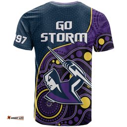 storm rugby t shirt est 1997 indigenous art