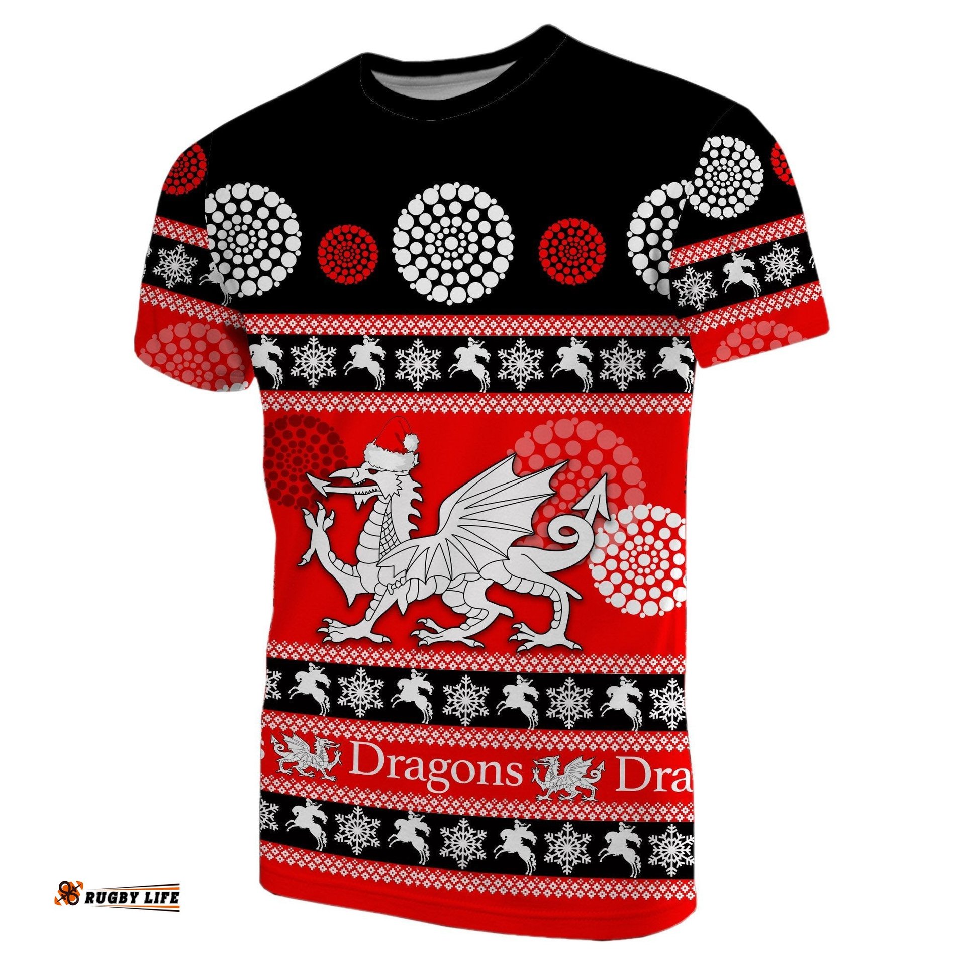 st george illawarra dragons t shirt christmas
