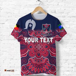 custom personalised melbourne demons indigenous t shirt football naidoc week style