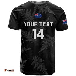 custom new zealand silver fern rugby t shirt 2023 go aotearoa champions world cup