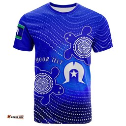 custom torres strait islanders t shirt torres symbol with indigenous turtle