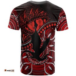 st george illawarra dragons t shirt dragons aboriginal dreamtime style