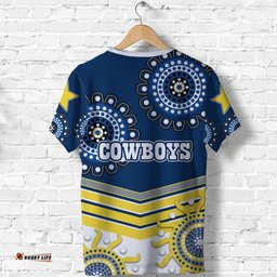 custom personalised proud cowboys t shirt indigenous north queensland