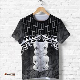 new zealand maori shirt poutama hei tiki t shirt blackAmazing Aussie