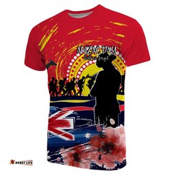 australia t shirt anzac day lest we forget no2