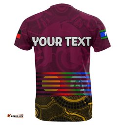 custom personalised naidoc brisbane broncos t shirt aboriginal