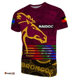 custom personalised naidoc brisbane broncos t shirt aboriginal