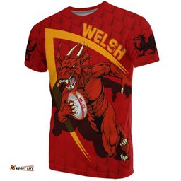 wales t shirt welsh dragon rugby champion