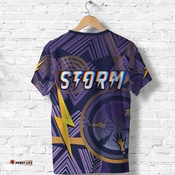 custom personalised melbourne storm t shirt simple indigenous purple