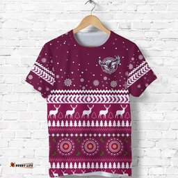 sea eagles christmas t shirt manly warringah