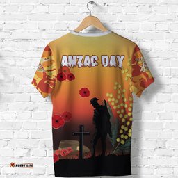 australian anzac day t shirt lest we forget 2021 style