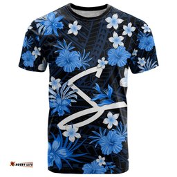 australian strikers cricket t shirt baeuty pacific hibiscus and polynesian pattern