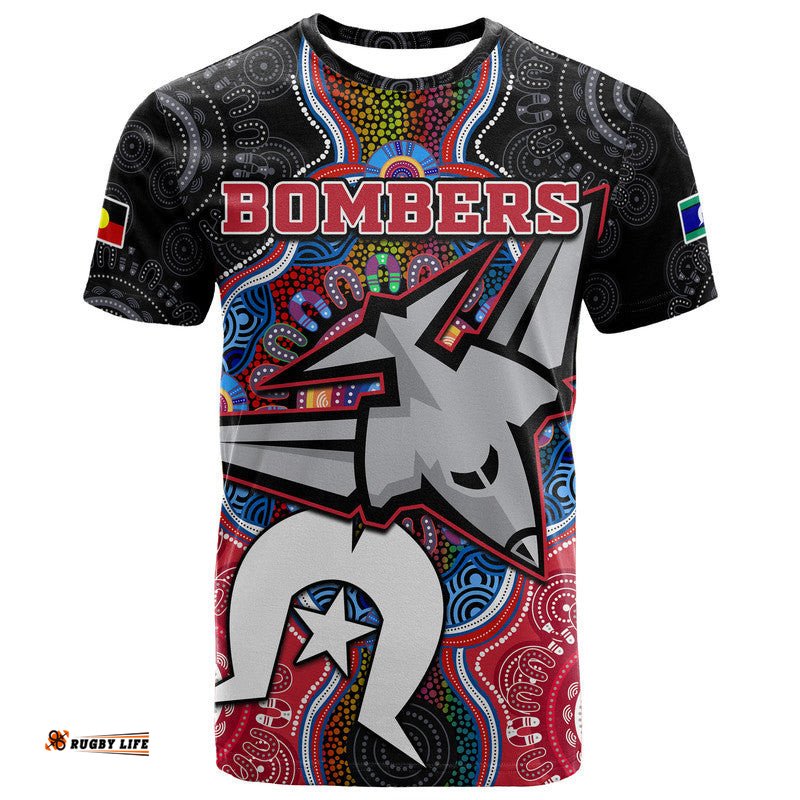 bombers football naidoc week t shirt indigenous