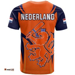 netherlands cricket t shirt t20 world cup nederland lion