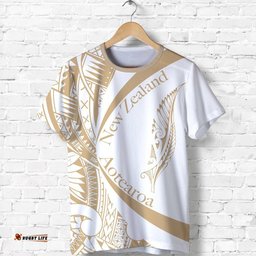 new zealand silver fern t shirt maori tattoo circle style whiteAmazing Aussie