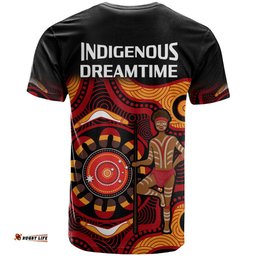 australia indigenous rugby t shirt all stars aborigine dreamtime black version