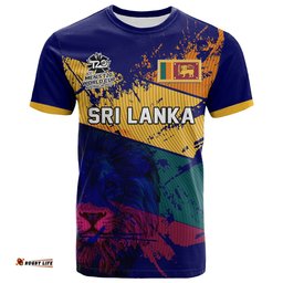 sri lanka cricket t shirt the lions mens t20 world cup