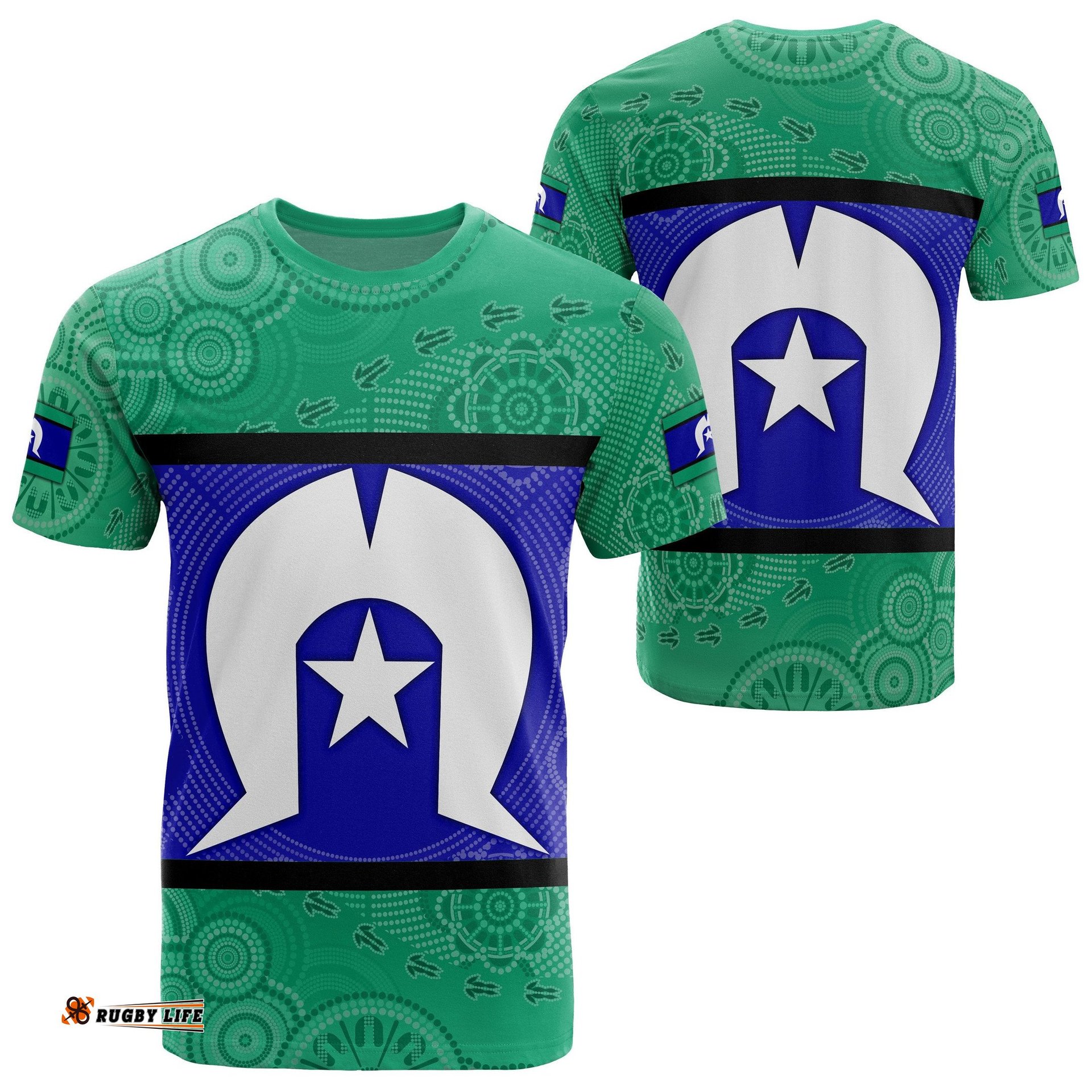 t shirt torres strait islands aboriginal patterns ver 02