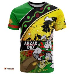 rabbitohs anzac day t shirt souths mascot rosemary starring night style
