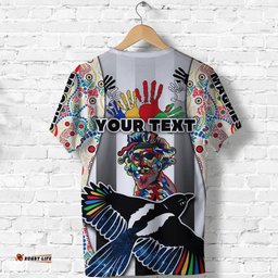 custom personalised magpies naidoc week t shirt collingwood modern style