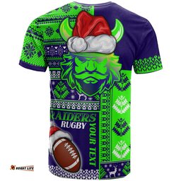 raiders rugby t shirt custom christmas snowflakes warriors mascot t shirt