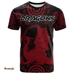 st george rugby t shirt custom indigenous dragons t shirt