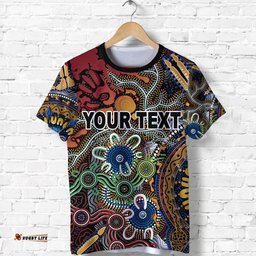 custom personalised indigenous t shirt all stars signature vibes