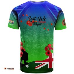 raiders rugby t shirt custom raiders remembrance day lest we forget poppies t shirt