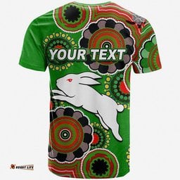 custom personalised rabbitohs rugby aboriginal vibe t shirt