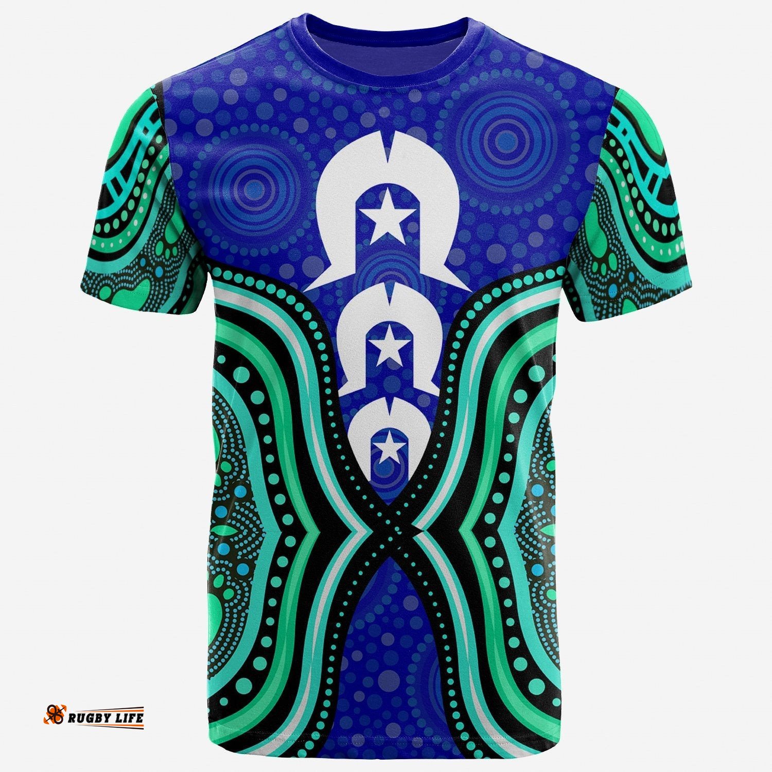 torres strait t shirt torres strait symbol and aboriginal patterns