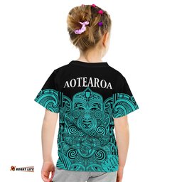 new zealand tiki rugby t shirt nz maori koru pattern ver02