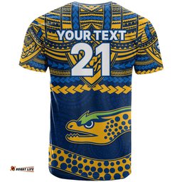 custom eels rugby t shirt polynesian and aboriginal vibe