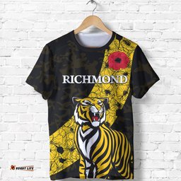 richmond t shirt tigers anzac day