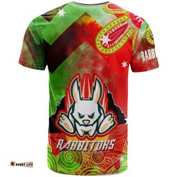 rabbitohs rugby t shirt personalised photo rabbitohs rugby league indigenous t shirt