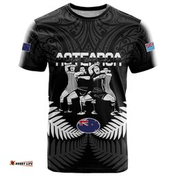 new zealand and fiji tapa rugby t shirt haka dance mix cibi dance together