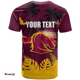 nrl broncos t shirt summer vibe style