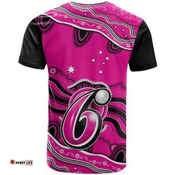 sixers cricket t shirt sydney aboriginal painting