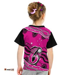 sixers cricket t shirt sydney aboriginal painting