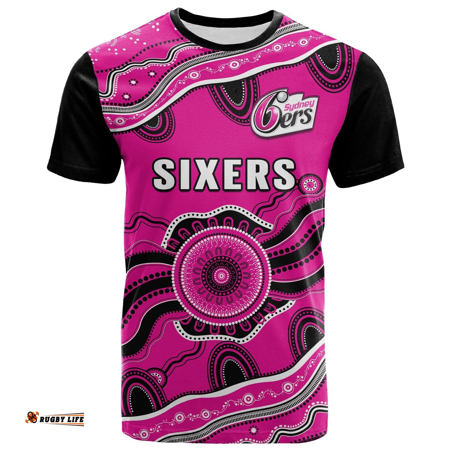 sixers cricket t shirt sydney aboriginal painting