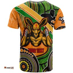 wallabies rugby t shirt custom australia national rugby championship with aboriginal culture player and number t shirt