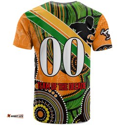 wallabies rugby t shirt custom australia national rugby championship with aboriginal culture player and number t shirt